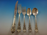 Sir Christopher by Wallace Sterling Silver Flatware Set For 18 Service 97 Pieces