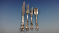 Violet by Wallace Sterling Silver Flatware Set For 8 Service 52 Pieces No Monos