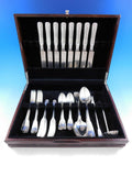 Palm by Tiffany Sterling Silver Flatware Service Set 42 Pieces "CED" Monogram