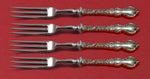 Du Barry by International Sterling Silver Fruit Fork Set 4-Piece HHWS 6" Custom