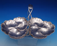 Reed and Barton Sterling Silver Candy Dish Leaf Motif with Handle #X103 (#8116)