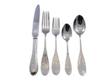 Japanese Bird Audubon by Ricci Stainless Flatware 5-piece Place Setting New