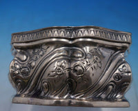 Gebruder Dingeldein German Sterling Silver Box Oval Scalloped Rococo (#6743)