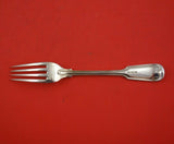 Fiddle Thread by James Robinson Sterling Silver Dinner Fork 4-Tine Turned Down