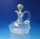 Bigelow Kennard Sterling Silver and Cut Crystal Brandy Decanter #218 (#5441)