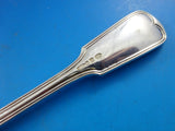 Fiddle Thread by James Robinson Sterling Silver Dinner Fork 4-Tine Turned Up