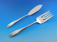 Rosecrest by Alvin Sterling Silver Flatware Set for 8 Service 56 pcs Dinner