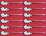 Vision by International Sterling Silver Teaspoon Set of 12 pcs 6 1/4" Modernism