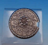 Repousse by Kirk Sterling Silver and Engraved Glass Jam Jar w/Grapes #17 (#7653)