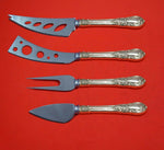 American Victorian by Lunt Sterling Silver Deluxe Charcuterie Set 4-Piece Custom