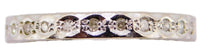 18k White Gold Genuine Natural Diamond Eternity Band (#J3953)