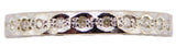 18k White Gold Genuine Natural Diamond Eternity Band (#J3953)