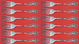 Monticello by Lunt Sterling Silver Salad Fork Set 12 pieces 6"
