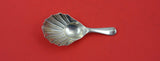 English Estate Sterling Silver Tea Caddy Spoon shell bowl Sheffield  3 3/8"