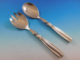 Lotus by Sorensen Danish Sterling silver Flatware Set 12 Service 103 pcs Dinner