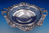 Gorham Sterling Silver Centerpiece Bowl Footed Grapes Pierced c1905 A4698 #7819