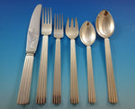 Bernadotte by Georg Jensen Silverplated Flatware Set For 8 Service 48 Pieces