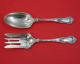 Dorothy Vernon by Whiting Sterling Silver Salad Serving Set 2pc GW FH AS Orig 9"