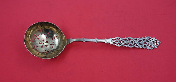 Dominick and Haff Sterling Silver Pea Spoon GW pierced 8 5/8"