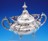Hampton Court by Reed and Barton Sterling Silver Tea Set 5pc w/ SP Tray (#9019)