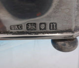 Estate Period English Silver Warming Stand with Removable Wood Handle (#4232)