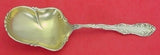 Old English by Towle Sterling Silver Berry Spoon Gold Washed Fluted 8 1/4"