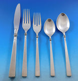 Dawn Rose by International Sterling Silver Flatware Set Service 20 Pieces Floral