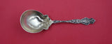 Irian by Wallace Sterling Silver Berry Spoon gold washed  8 5/8"