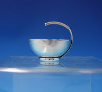 Silver Thread by Frantz Hingelberg Sterling Silver Salt Cellar w /Enamel (#4980)