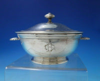 Vendome by Christofle Silverplate Sugar Bowl with Lid 3 1/4" x 6" c.1960 (#5600)