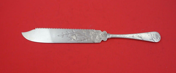 Jac Rose by Gorham Sterling Silver Cake Saw AS FH brite-cut 10 1/4"