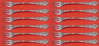 Sir Christopher by Wallace Sterling Silver Cocktail Fork Set 12 pieces 5 1/2"