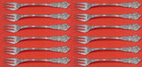 Sir Christopher by Wallace Sterling Silver Cocktail Fork Set 12 pieces 5 1/2"