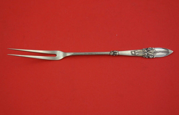 Danish Sterling by Various Makers Sterling Silver Cold Cut Fork 1916-1919 7 1/4"