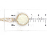 14k Gold Round 7.48 Carat Australian Genuine Natural Opal Pendant (#J6717)