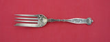 Dresden by Whiting Sterling Silver Fish Fork w/ rococo design above tines 6 1/2"