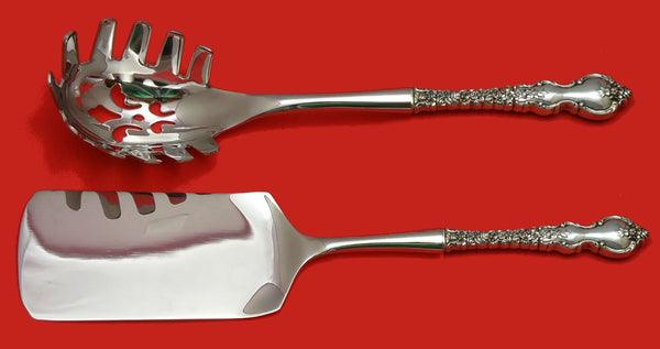 Du Barry by International Sterling Silver Italian Pasta Set 2pc HHWS Custom