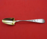 Mayflower by Kirk Sterling Silver Cheese Scoop Gold Washed Original 8" Serving