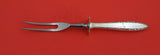 Lace Point by Lunt Sterling Silver Steak Carving Fork  HHWS  9 1/4"