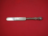 Floral by Wallace Plate Silverplate Dinner Knife Blunt Blade 9 3/8" Flatware