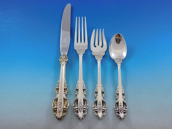 El Greco by Reed and Barton Sterling Silver Flatware Service for 12 Set 52 pcs