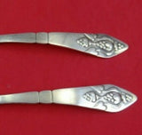 Fuchsia by Georg Jensen Sterling Silver Hors D' Oeuvre Set 2-Piece 6" Serving