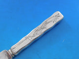 Lap Over Edge Acid Etched by Tiffany Sterling Dessert Knife HHAS Orchid 7 1/4"