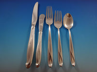 Silver Sculpture by Reed & Barton Sterling Silver Flatware Service 8 Set 53 Pcs