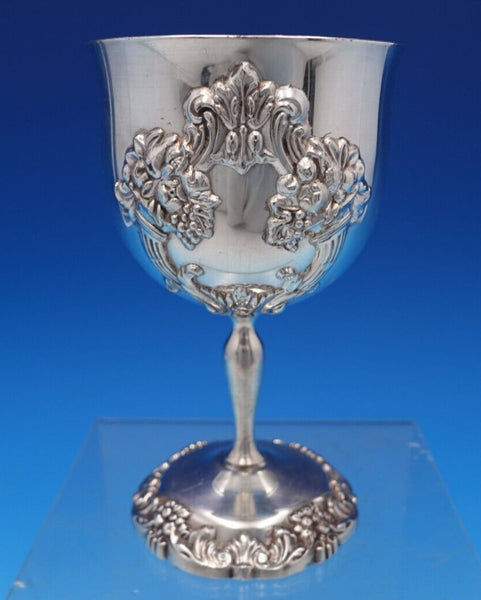 King Francis by Reed and Barton Silverplate Wine Goblet #1662 5 1/4" (#7631)