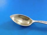 Lap Over Edge Acid Etched by Tiffany Sterling Grapefruit Spoon GW Ivy Leaf 6"