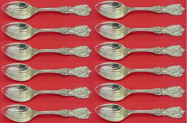 Francis I by Reed & Barton Script Sterling Silver Grapefruit Sp Orig Flut Set 12