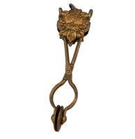 Victorian Brass Skirt Lifter with Pair of Birds Both Sides 5 1/4" (#J1340)