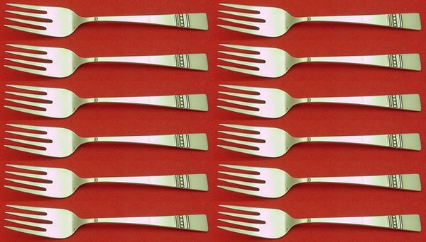Diadem by Reed and Barton Sterling Silver Salad Fork Set 12 pieces 6 5/8"