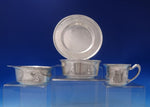 Lebkuecher and Co Sterling Silver Child's Set 4pc #2307-2 Nursery Rhymes (#7138)